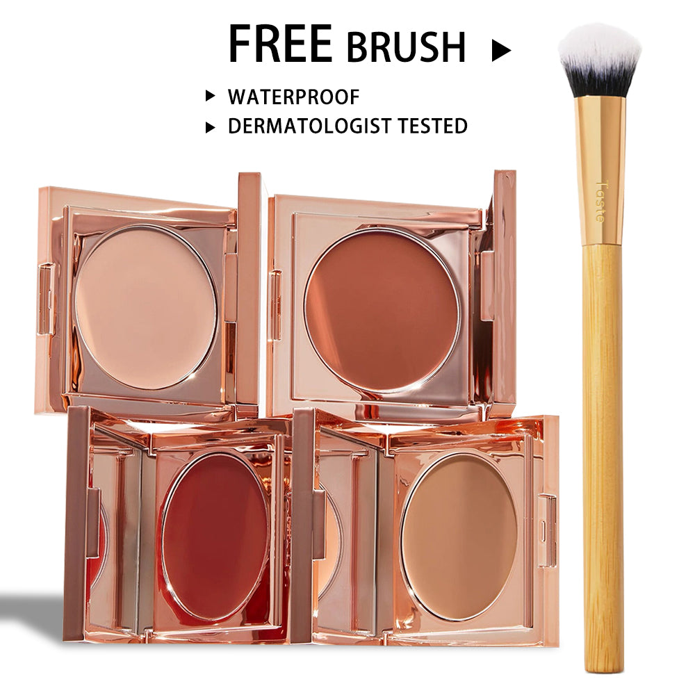 ⏰ Final 3 Hours! 60% OFF CC Undereye Corrector + Free Brush | Bright, Crease-Free Dark Circle Defense 🎀