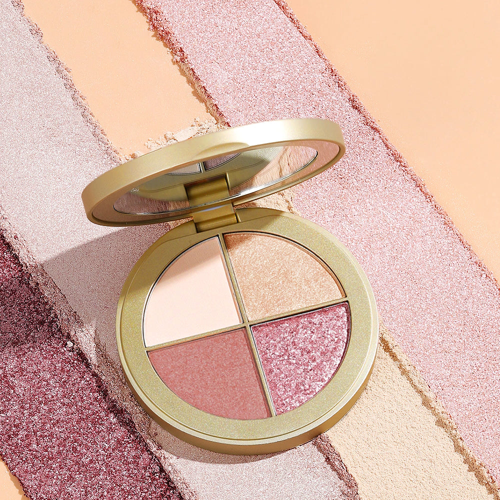 🔥All-in-One Eye & Cheek Glow Palette | Silky Formula, Lasting Glass-Skin Shine
