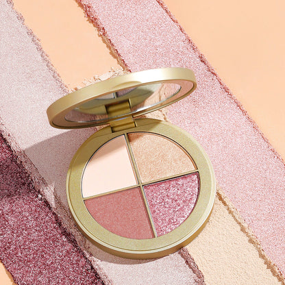 🔥All-in-One Eye & Cheek Glow Palette | Silky Formula, Lasting Glass-Skin Shine