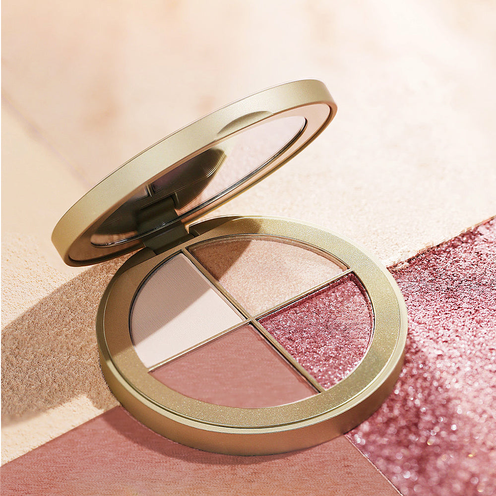 🔥All-in-One Eye & Cheek Glow Palette | Effortless Radiance & Glass-Skin Finish