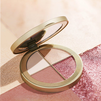 🔥All-in-One Eye & Cheek Glow Palette | Effortless Radiance & Glass-Skin Finish
